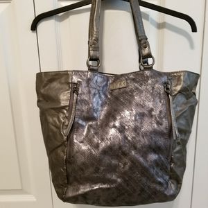 Roxy bag, metallic gray